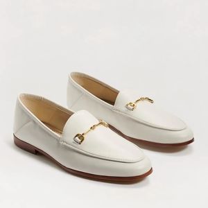 Sam Edelman Loraine Bit Loafers White Leather